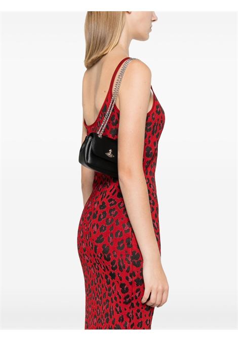 Borsa a spalla con logo in nero Vivienne Westwood - donna VIVIENNE WESTWOOD | 5C01000CWS000DN403